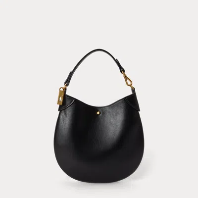 Ralph Lauren Polo Id Leather Pouch In Black