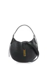 Polo Ralph Lauren Polo Id Calfskin Shoulder Bag In Black