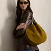 Ralph Lauren Polo Id Suede Large Shoulder Bag In Brown