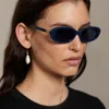 Ralph Lauren Polo Oval Sunglasses In Blue