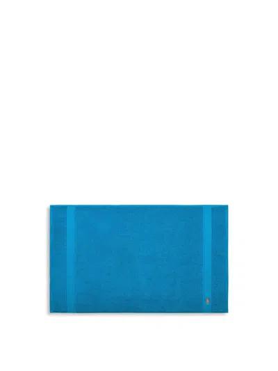 Ralph Lauren Polo Player Bath Mat Collection In Blue