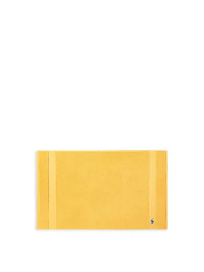 Ralph Lauren Polo Player Bath Mat In Yellow