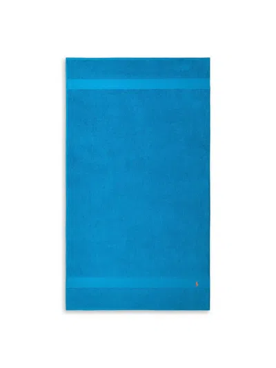 Ralph Lauren Polo Player Bath Sheet In Cove Blue