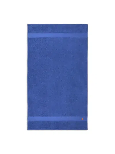 Ralph Lauren Polo Player Bath Sheet In Iris Blue