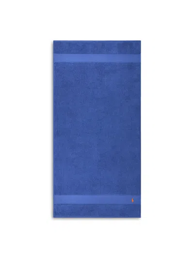 Ralph Lauren Polo Player Bath Towel In Iris Blue