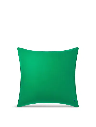 Ralph Lauren Polo Player Billiard Pillowcase In Green - Billiard