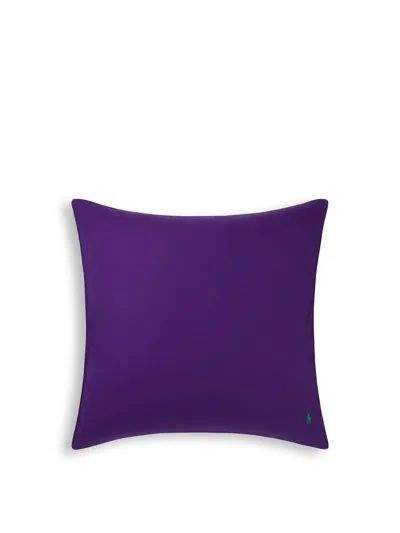 Ralph Lauren Polo Player Chalet Pillowcase In Purple - Chalet