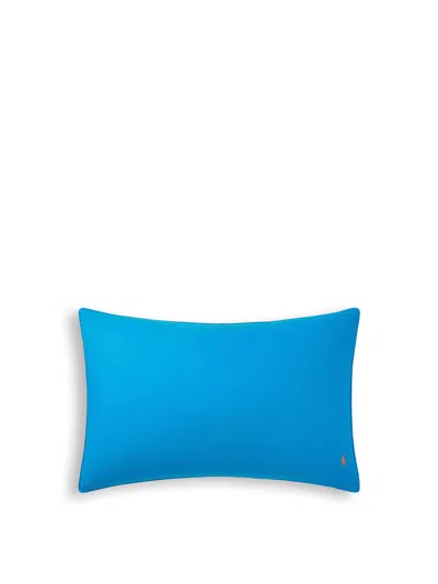 Ralph Lauren Polo Player Cove Blue Pillowcase In Blue - Coveblu