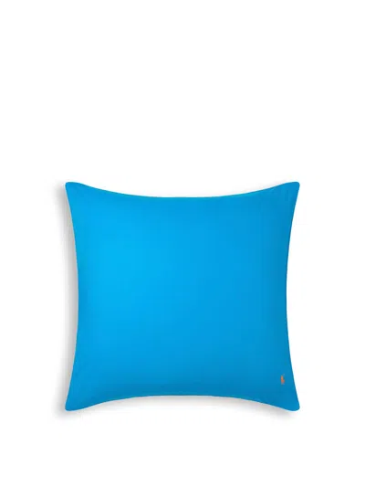 Ralph Lauren Polo Player Cove Blue Pillowcase In Blue - Coveblu
