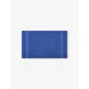 Polo Ralph Lauren Iris Blue Polo Player-embroidered Cotton Bath Mat 55cm X 90cm In Iris Blue