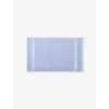 Polo Ralph Lauren Office Blue Polo Player-embroidered Cotton Bath Mat 55cm X 90cm In Office Blue