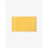 Polo Ralph Lauren Yellow Polo Player-embroidered Cotton Bath Mat 55cm X 90cm In Yellow