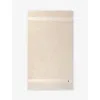 Polo Ralph Lauren Pale Oak Polo Player-embroidered Cotton Bath Sheet 160cm X 90cm In Pale Oak