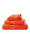 Polo Ralph Lauren Polo Player Guest Towel In Orange