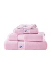 Polo Ralph Lauren Polo Player Guest Towel (90cm X 160cm) In Pink