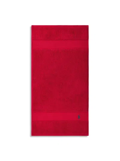 Ralph Lauren Polo Player Guest Towel In Red 2000