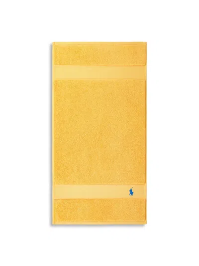 Ralph Lauren Polo Player Guest Towel In Yellow