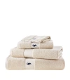 Polo Ralph Lauren Polo Player Hand Towel In Beige