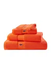 Polo Ralph Lauren Polo Player Hand Towel In Orange