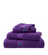 Polo Ralph Lauren Polo Player Hand Towel In Purple