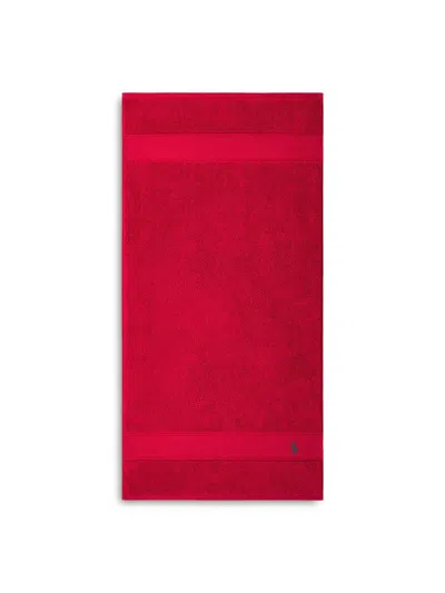 Ralph Lauren Polo Player Hand Towel In Red 2000