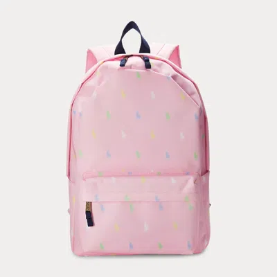 Ralph Lauren Kids' Polo Pony Backpack In Pink