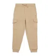 Ralph Lauren Polo Pony Cargo Sweatpants In Brown