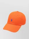 Ralph Lauren Polo Pony Cotton Baseball Cap In Orange