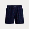 Ralph Lauren Polo Pony Cotton Boxer In Blue
