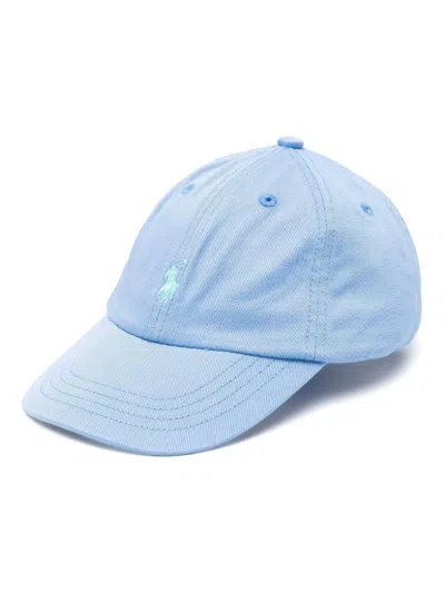 Ralph Lauren Kids' Logo Baseball Cap In Blue