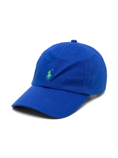 Polo Ralph Lauren Kids' Polo Pony-embroidered Baseball Cap In Blue