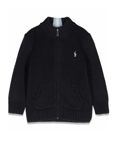 POLO RALPH LAUREN POLO PONY-EMBROIDERED COTTON CARDIGAN