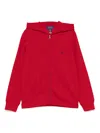 Polo Ralph Lauren Polo Pony-embroidered Hoodie In Red