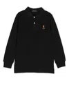 Polo Ralph Lauren Polo Pony-embroidered Polo Shirt In Black