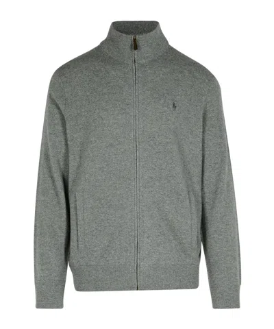Polo Ralph Lauren Polo Pony-embroidered Sweater In Gray