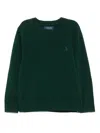 Polo Ralph Lauren Polo Pony-embroidered Sweater In Green
