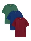 Polo Ralph Lauren Polo Pony-embroidered T-shirt (pack Of Three) In Green