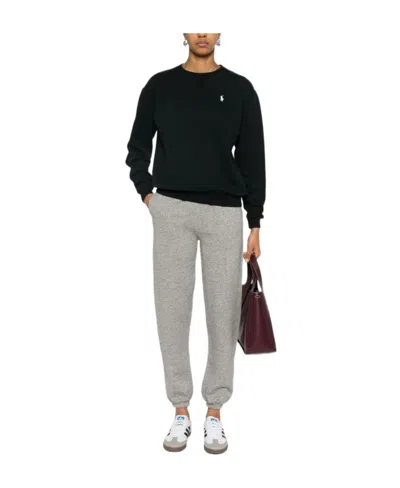 Polo Ralph Lauren Polo Pony Jersey Sweatshirt In Black