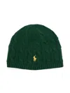 Polo Ralph Lauren Polo Pony-motif Beanie Hat In Green