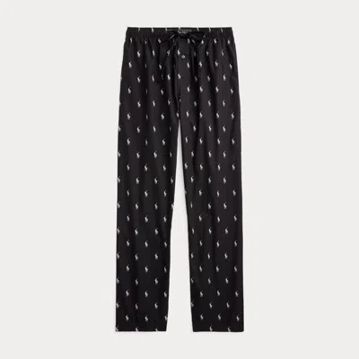 Polo Ralph Lauren Polo Pony Pajama Pant In Black In Multi