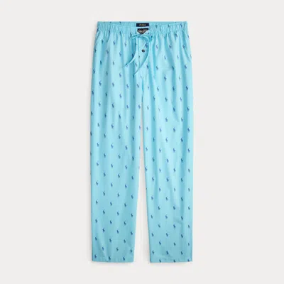 Polo Ralph Lauren Polo Pony Pajama Pant In Hammond Blue