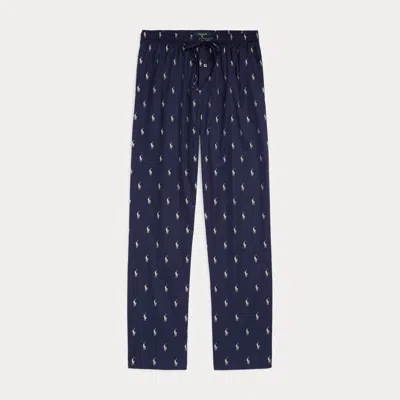 Polo Ralph Lauren Polo Pony Pajama Pant In Navy In Multi