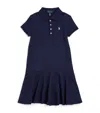 Ralph Lauren Polo Pony Polo Dress In Blue