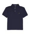 Polo Ralph Lauren Jersey-texture Polo Shirt In Navy
