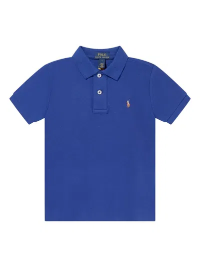 Polo Ralph Lauren Kids' Ralph Lauren Boys Logo Polo Shirt In Blue