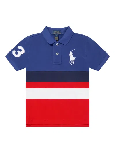 Polo Ralph Lauren Kids' Ralph Lauren Boys Striped Polo Shirt In Multicoloured