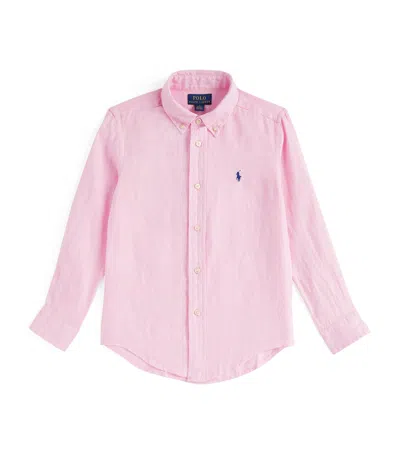 Polo Ralph Lauren Kids' Polo Pony Shirt In Pink