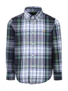 Polo Ralph Lauren Ralph Lauren Kids Camicia A Quadri In White