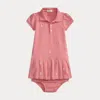 Ralph Lauren Polo Pony Stretch Mesh Polo Dress