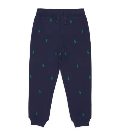 Ralph Lauren Kids' Polo Pony Sweatpants In Blue